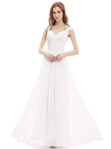 ey9672wh open back long white evening gown with sequins detail eternally yours