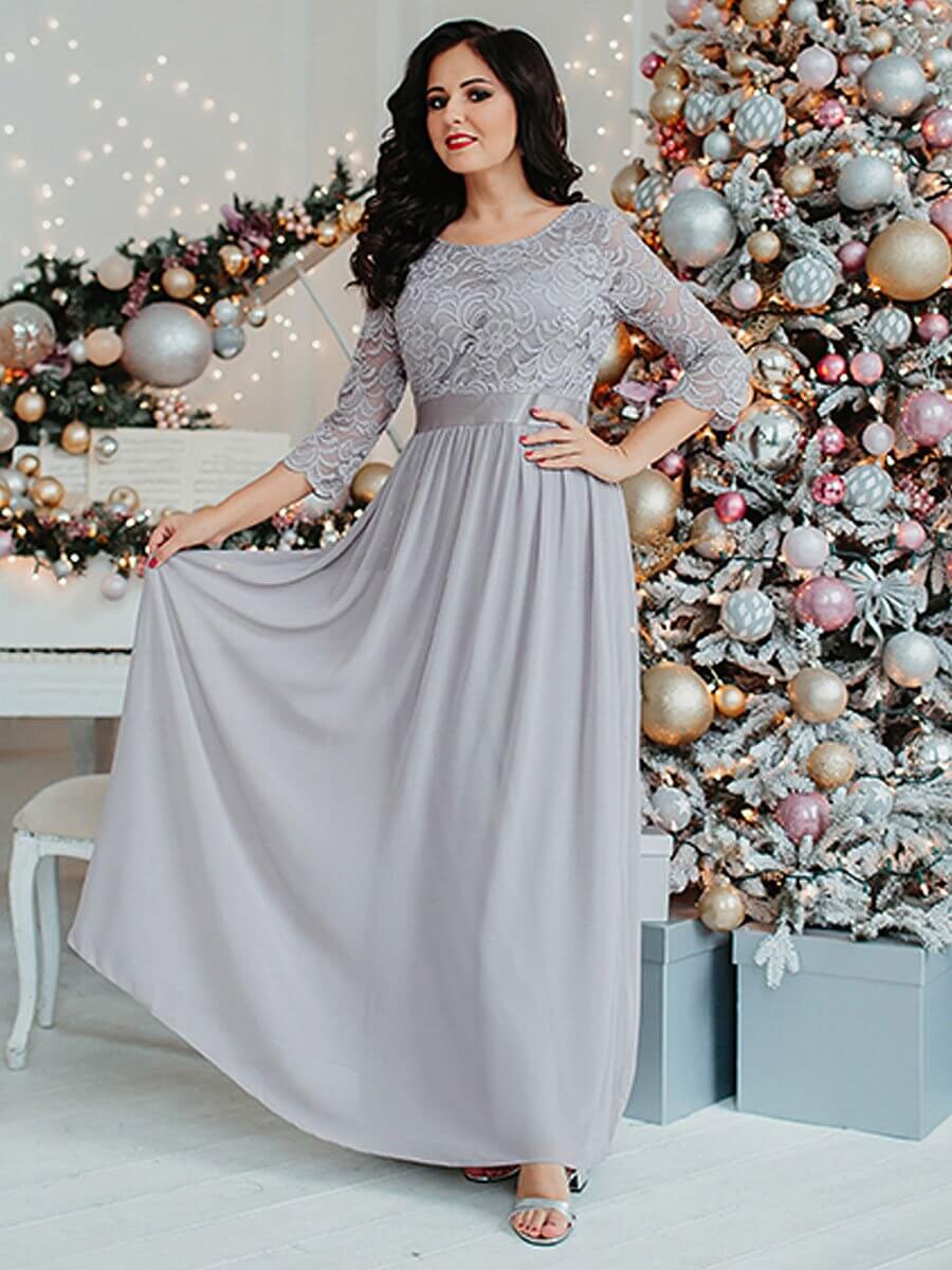 ey7412gy three quarter lace sleeve grey and chiffon long evening gown eternally yours ey7412gy three quarter lace sleeve grey and chiffon long evening gown eternally yours