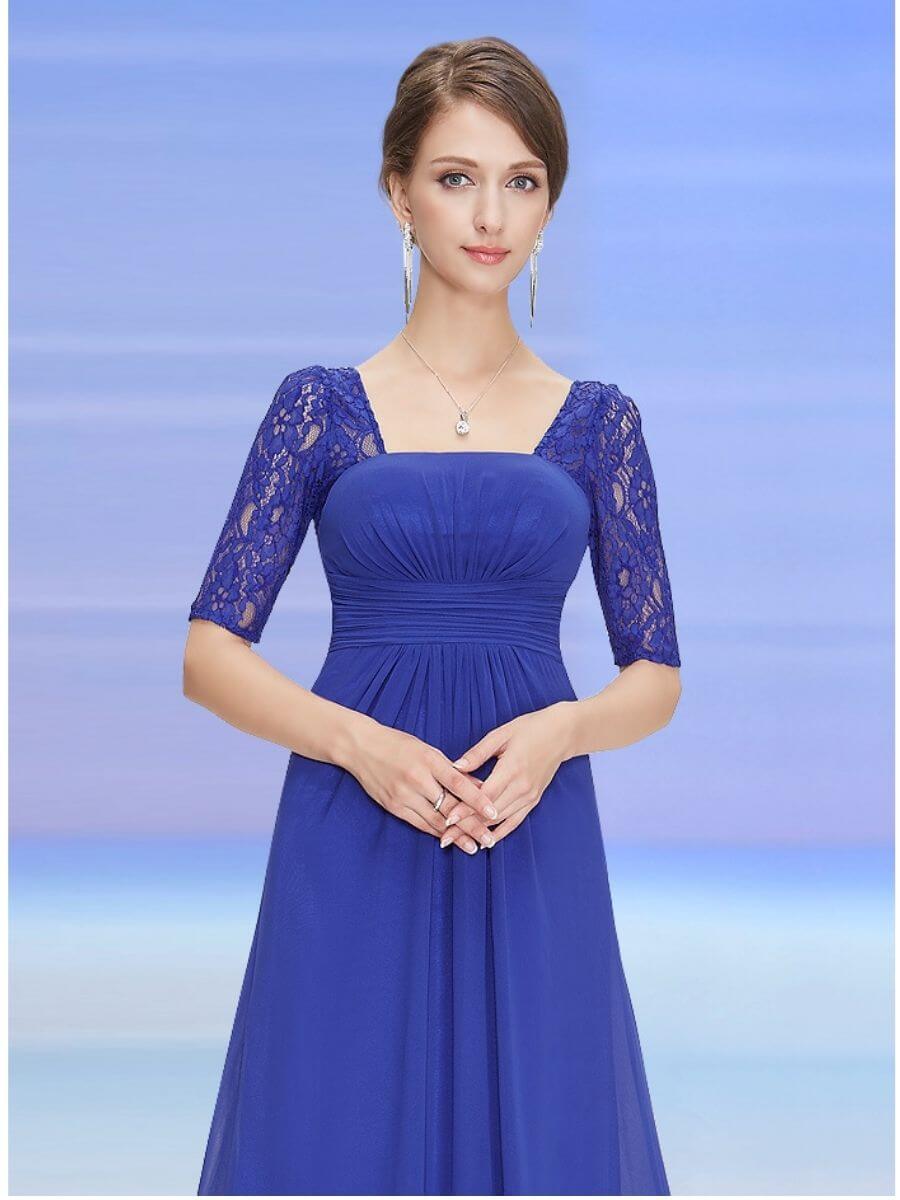 ey8038-bl blue long evening gown with lace sleeves ey8038-bl blue long evening gown with lace sleeves