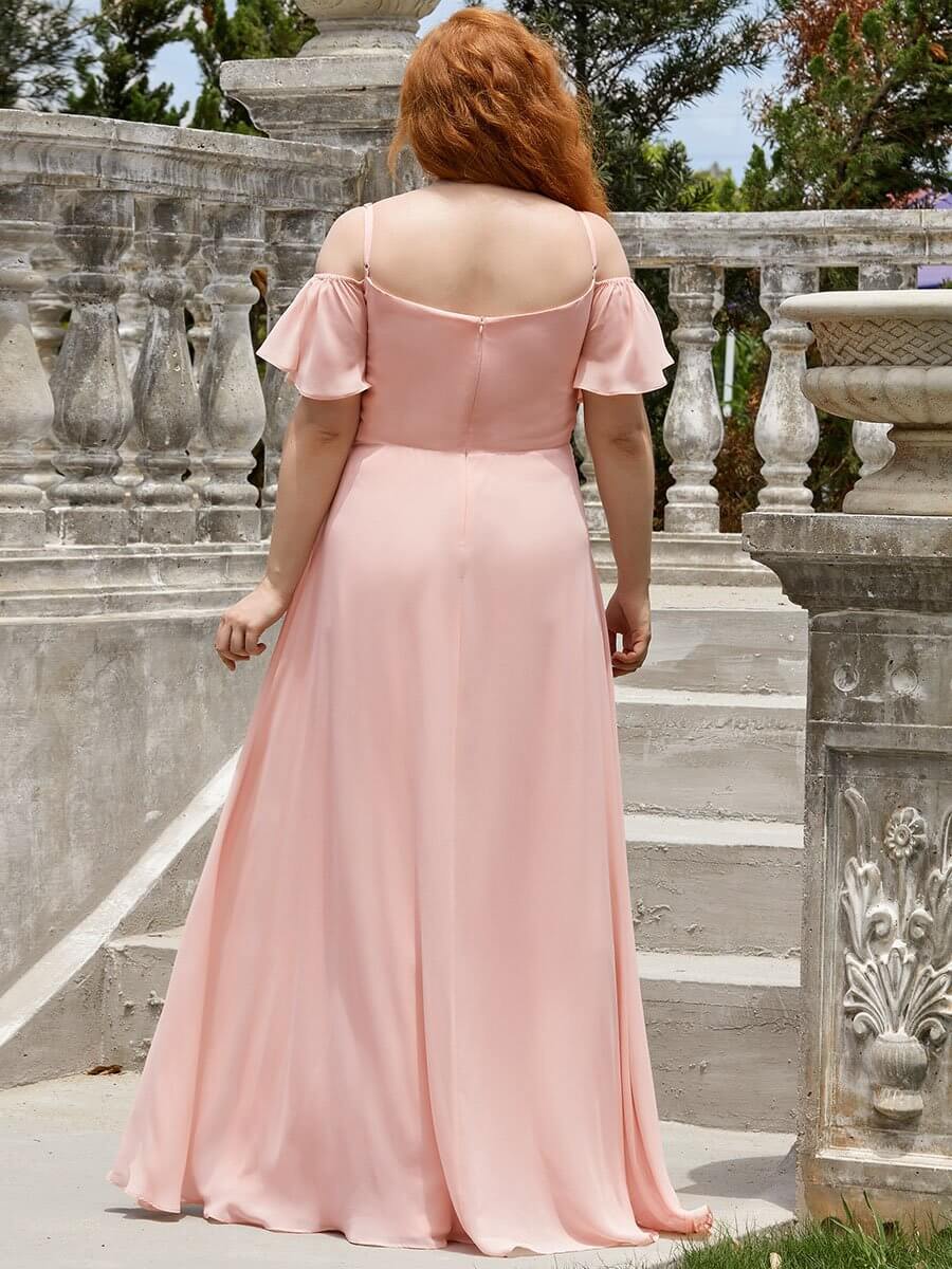 ey0237pk pink chiffon off shoulder long evening gown eternally yours ey0237pk pink chiffon off shoulder long evening gown eternally yours