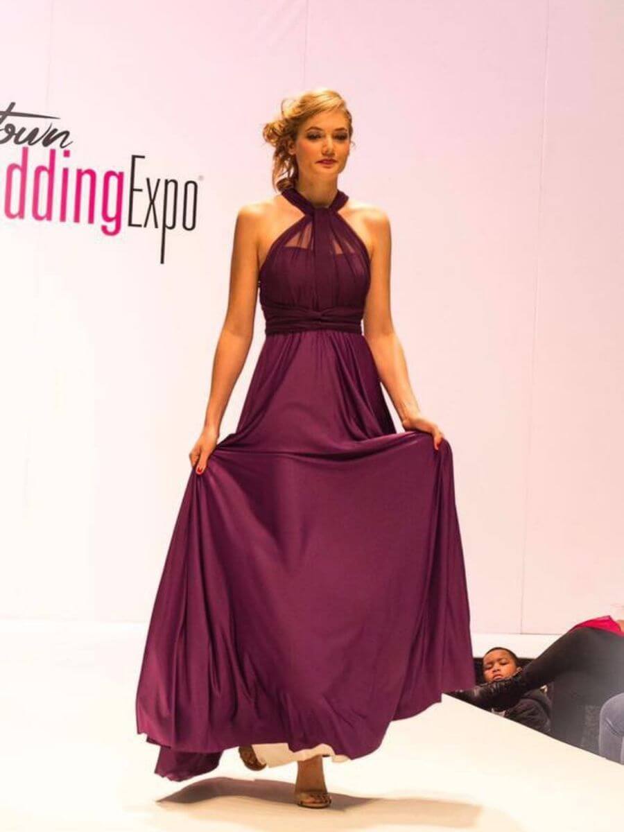 infinity mesh straps dress eternally yours