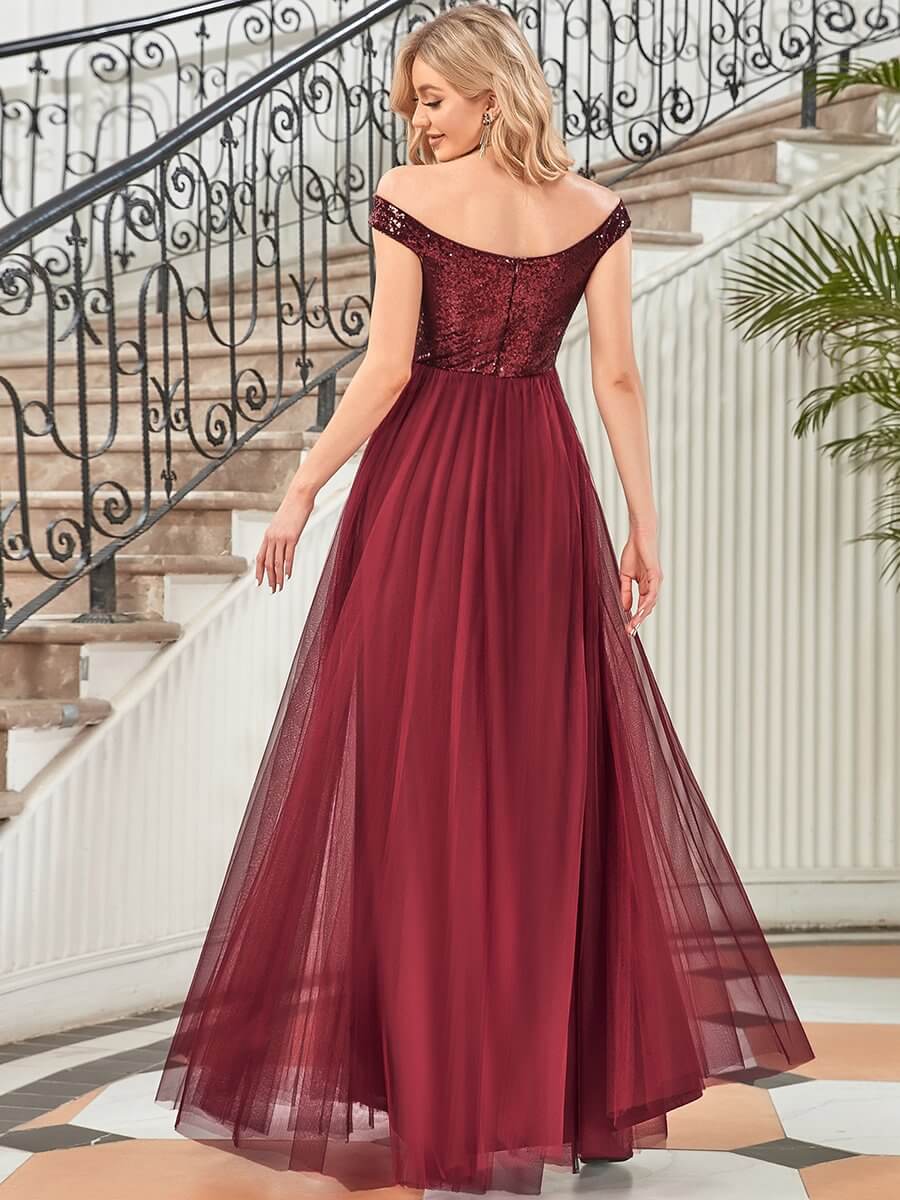 ey0277bd sequins and tulle burgundy long evening gown eternally yours ey0277bd sequins and tulle burgundy long evening gown eternally yours