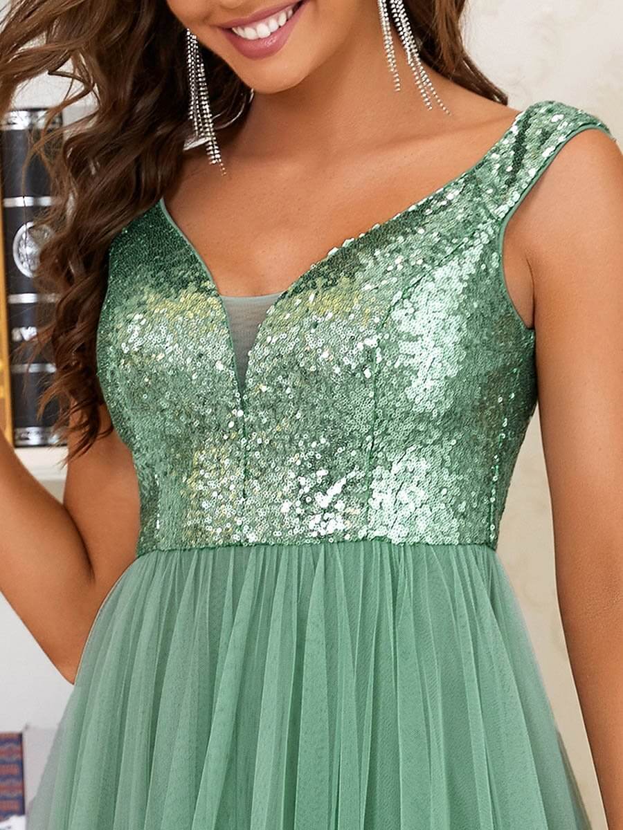 ey0277bd sequins and tulle green long evening gown eternally yours ey0277bd sequins and tulle green long evening gown eternally yours