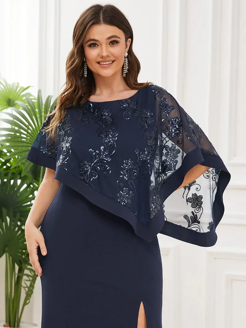 ey70116 navy blue long evening gown with applique shawl eternally yours ey70116 navy blue long evening gown with applique shawl eternally yours