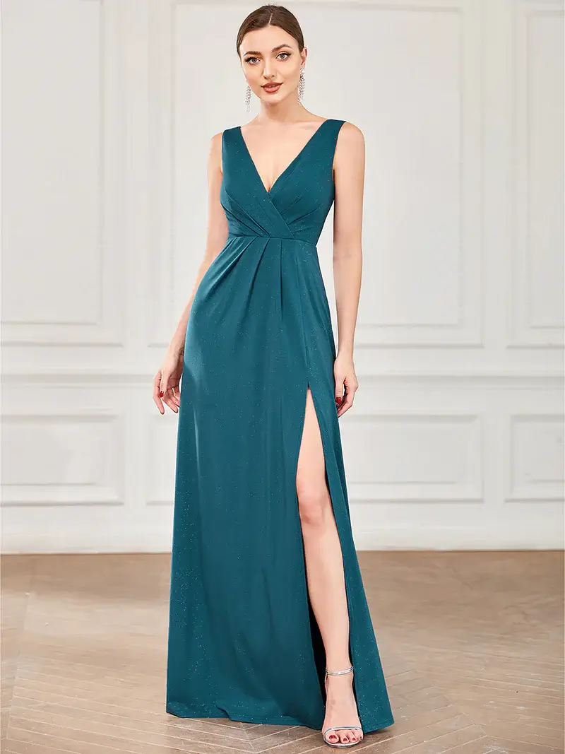 ey7505bo fitted teal long evening gown with thigh high slit eternally yours ey7505bo fitted teal long evening gown with thigh high slit eternally yours