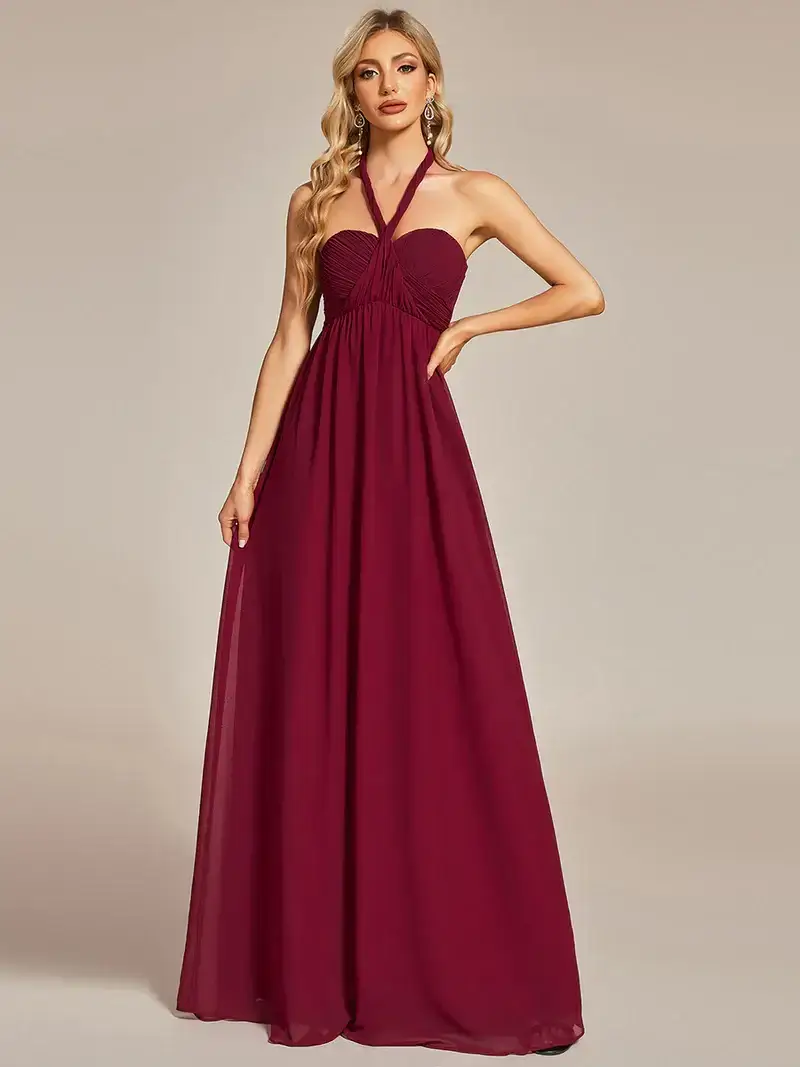 ey1491 burgundy multiway chiffon long evening gown four ways to wear it eternally yours ey1491 burgundy multiway chiffon long evening gown four ways to wear it eternally yours