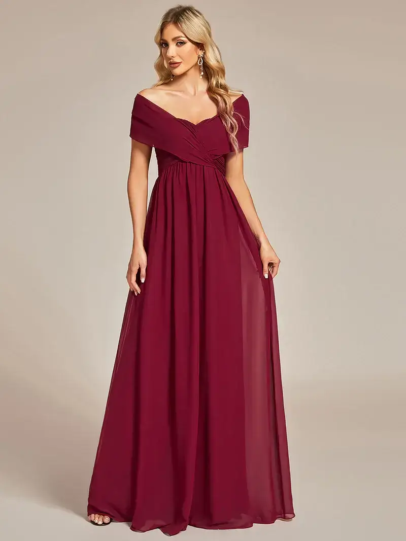 ey1491 burgundy multiway chiffon long evening gown four ways to wear it eternally yours ey1491 burgundy multiway chiffon long evening gown four ways to wear it eternally yours