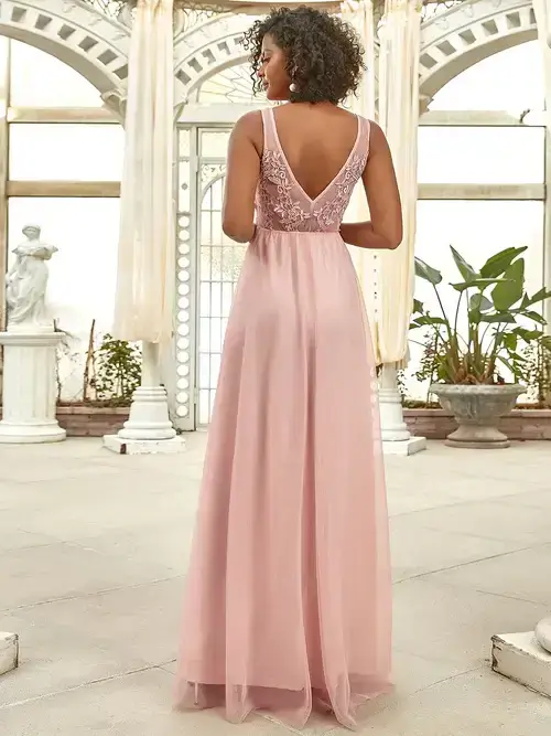 ey7543 pink lace and tulle evening gown eternally yours ey7543 pink lace and tulle evening gown eternally yours